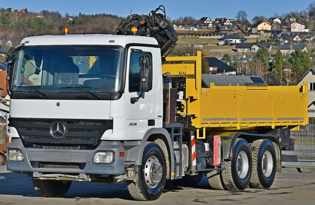Mercedes-Benz ACTROS 2636 * TEREX 165.2E - A4 + FUNK/6x4 Mercedes-Benz ACTROS 2636 * TEREX 165.2E - A4 + FUNK/6x4 - Auto s hydraulickou rukou, Sklápěč: obrázek 4 Mercedes-Benz ACTROS 2636 * TEREX 165.2E - A4 + FUNK/6x4 Mercedes-Benz ACTROS 2636 * TEREX 165.2E - A4 + FUNK/6x4 - Auto s hydraulickou rukou, Sklápěč: obrázek 4