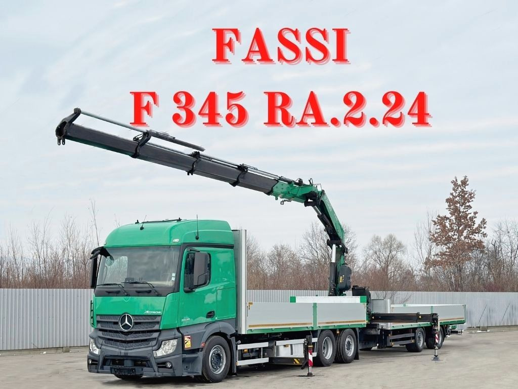 Mercedes-Benz ACTROS 2645 * FASSI F345.24 + FUNK + Anhänger - Auto s hydraulickou rukou: obrázek 1 Mercedes-Benz ACTROS 2645 * FASSI F345.24 + FUNK + Anhänger - Auto s hydraulickou rukou: obrázek 1