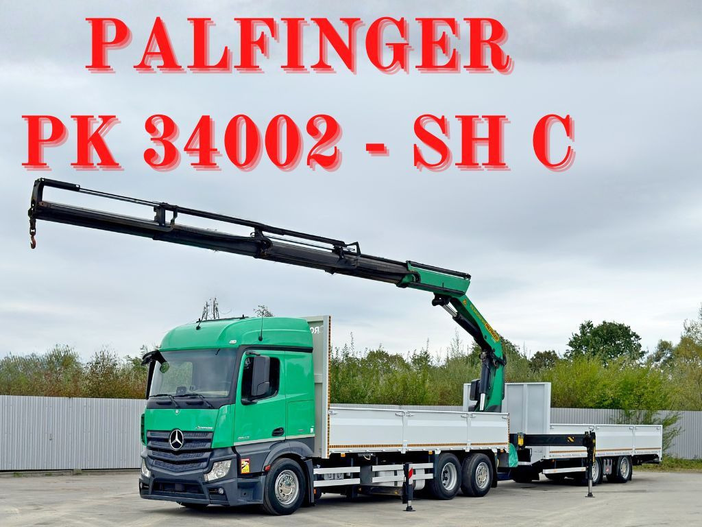 Mercedes-Benz ACTROS 2645* PK 34002 - SH C/FUNK+Anhänger* TOP - Auto s hydraulickou rukou: obrázek 1 Mercedes-Benz ACTROS 2645* PK 34002 - SH C/FUNK+Anhänger* TOP - Auto s hydraulickou rukou: obrázek 1