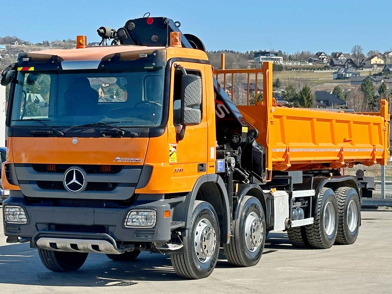 Mercedes-Benz ACTROS 3241 * HIAB 322 EP-4 HIDUO + FUNK / 8x4 - Sklápěč, Auto s hydraulickou rukou: obrázek 5 Mercedes-Benz ACTROS 3241 * HIAB 322 EP-4 HIDUO + FUNK / 8x4 - Sklápěč, Auto s hydraulickou rukou: obrázek 5