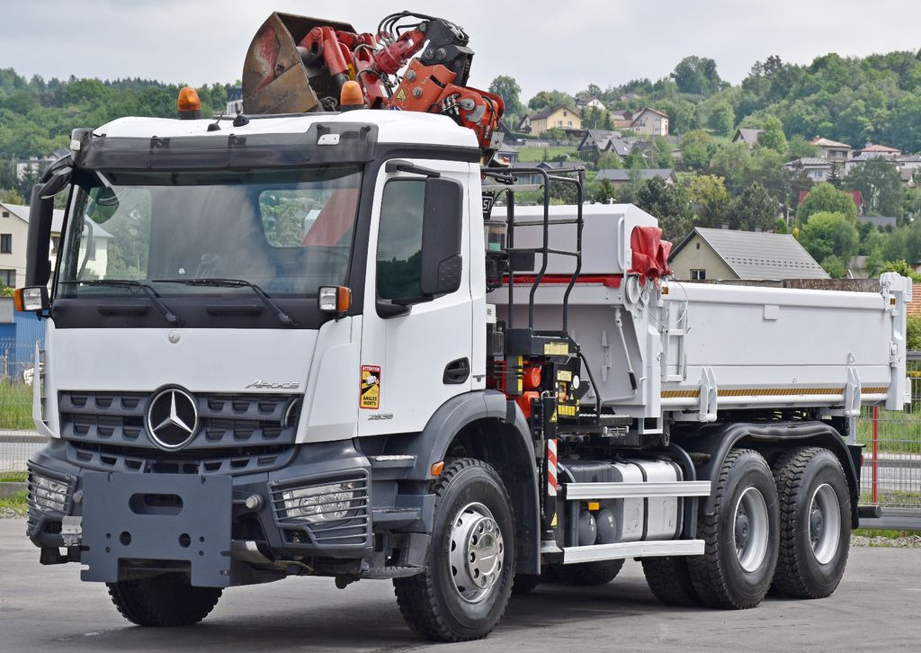 Mercedes-Benz AROCS 2635* FASSI F165AZ.0.22 + FUNK * 6x4 - Auto s hydraulickou rukou, Sklápěč: obrázek 5 Mercedes-Benz AROCS 2635* FASSI F165AZ.0.22 + FUNK * 6x4 - Auto s hydraulickou rukou, Sklápěč: obrázek 5