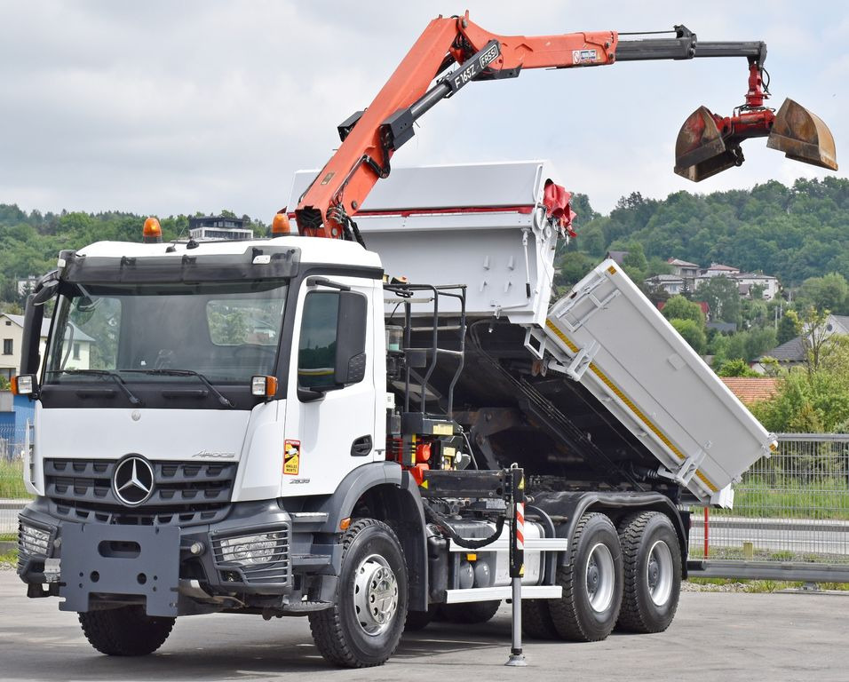 Mercedes-Benz AROCS 2635* FASSI F165AZ.0.22 + FUNK * 6x4 - Auto s hydraulickou rukou, Sklápěč: obrázek 3 Mercedes-Benz AROCS 2635* FASSI F165AZ.0.22 + FUNK * 6x4 - Auto s hydraulickou rukou, Sklápěč: obrázek 3