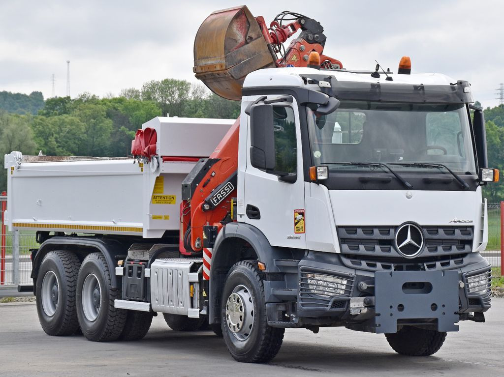 Mercedes-Benz AROCS 2635* FASSI F165AZ.0.22 + FUNK * 6x4 - Auto s hydraulickou rukou, Sklápěč: obrázek 4 Mercedes-Benz AROCS 2635* FASSI F165AZ.0.22 + FUNK * 6x4 - Auto s hydraulickou rukou, Sklápěč: obrázek 4
