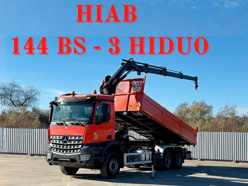 Mercedes-Benz AROCS 2640 *HIAB 144 BS - 3/FUNK + * 6x4 - Auto s hydraulickou rukou: obrázek 1 Mercedes-Benz AROCS 2640 *HIAB 144 BS - 3/FUNK + * 6x4 - Auto s hydraulickou rukou: obrázek 1