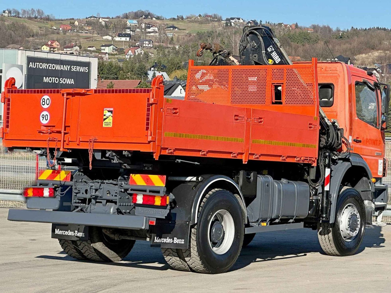 Auto s hydraulickou rukou Mercedes-Benz AXOR 1829 * HIAB 1111 HIDUO + FUNK * TOP * 4x4: obrázek 6