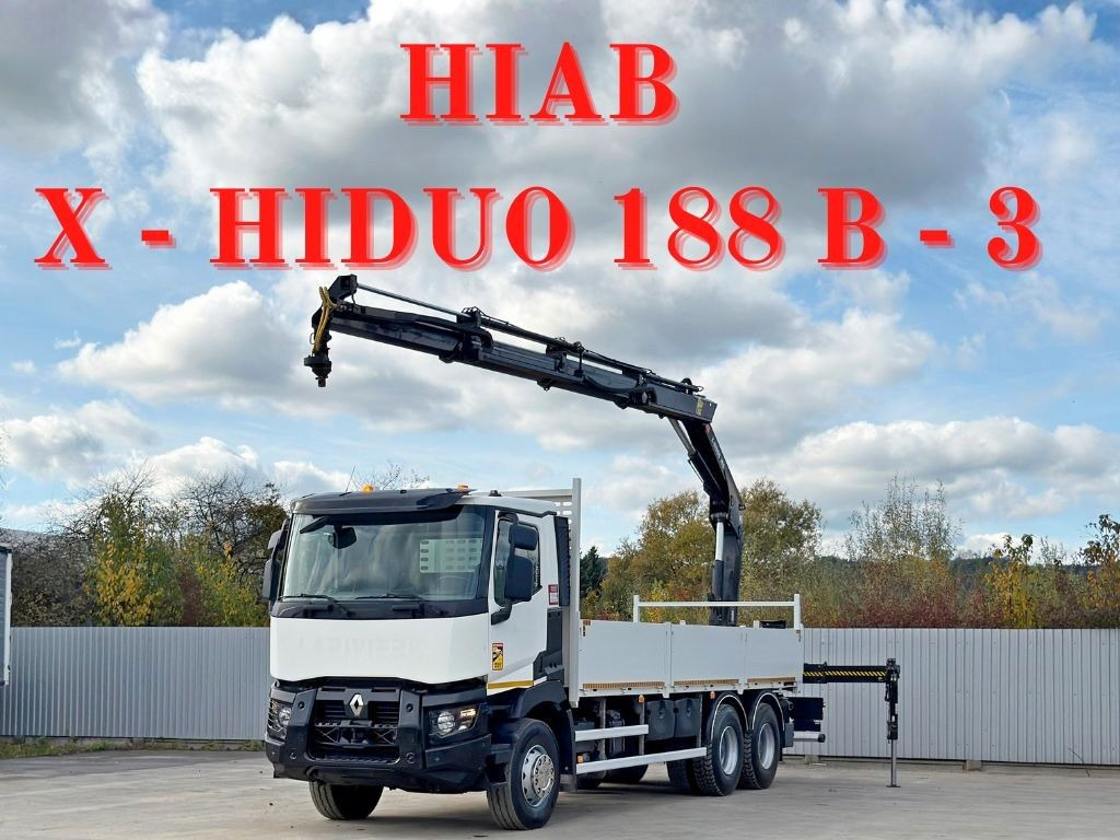 Renault C 380* HIAB X-HIDUO 188 B-3/FUNK*6x4 - Auto s hydraulickou rukou: obrázek 1 Renault C 380* HIAB X-HIDUO 188 B-3/FUNK*6x4 - Auto s hydraulickou rukou: obrázek 1