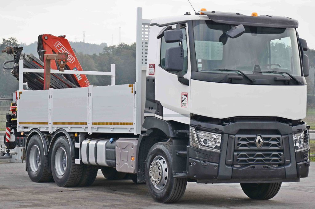 Renault C 380*PRITSCHE 5,45m*FASSI F175A.0.22+ FUNK/6x4 - Auto s hydraulickou rukou, Nákladní automobil valníkový/ Plošinový: obrázek 3 Renault C 380*PRITSCHE 5,45m*FASSI F175A.0.22+ FUNK/6x4 - Auto s hydraulickou rukou, Nákladní automobil valníkový/ Plošinový: obrázek 3