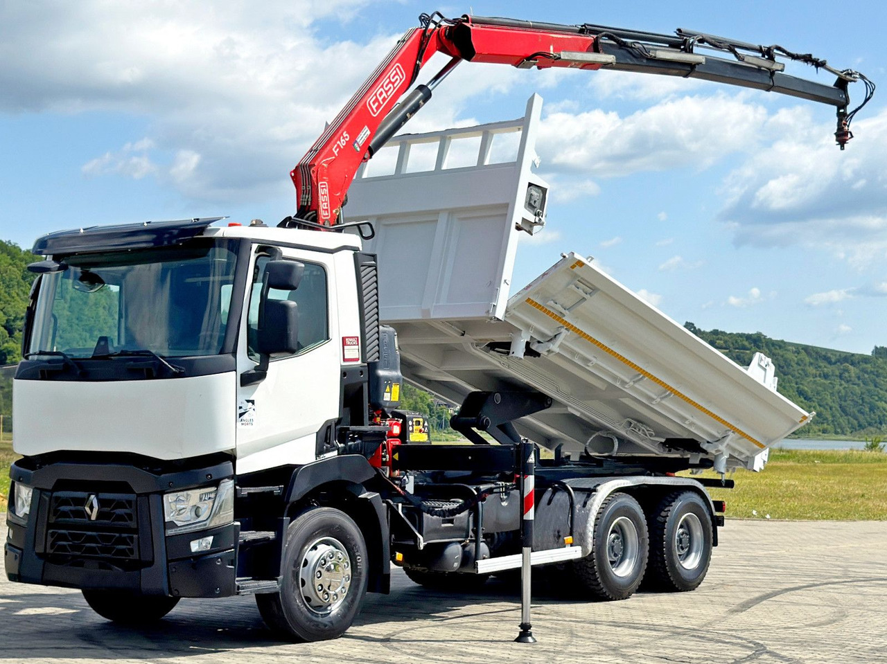 Renault C 430 * FASSI F165A.0.23 + FUNK * 6x4 - Sklápěč, Auto s hydraulickou rukou: obrázek 3 Renault C 430 * FASSI F165A.0.23 + FUNK * 6x4 - Sklápěč, Auto s hydraulickou rukou: obrázek 3