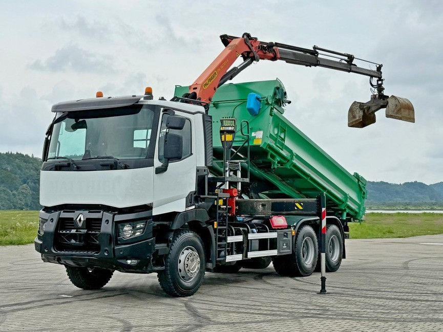 Renault C 430 *KIPPER 5,10 m + PK 16001 - K B* 6x4 - Sklápěč, Auto s hydraulickou rukou: obrázek 2 Renault C 430 *KIPPER 5,10 m + PK 16001 - K B* 6x4 - Sklápěč, Auto s hydraulickou rukou: obrázek 2