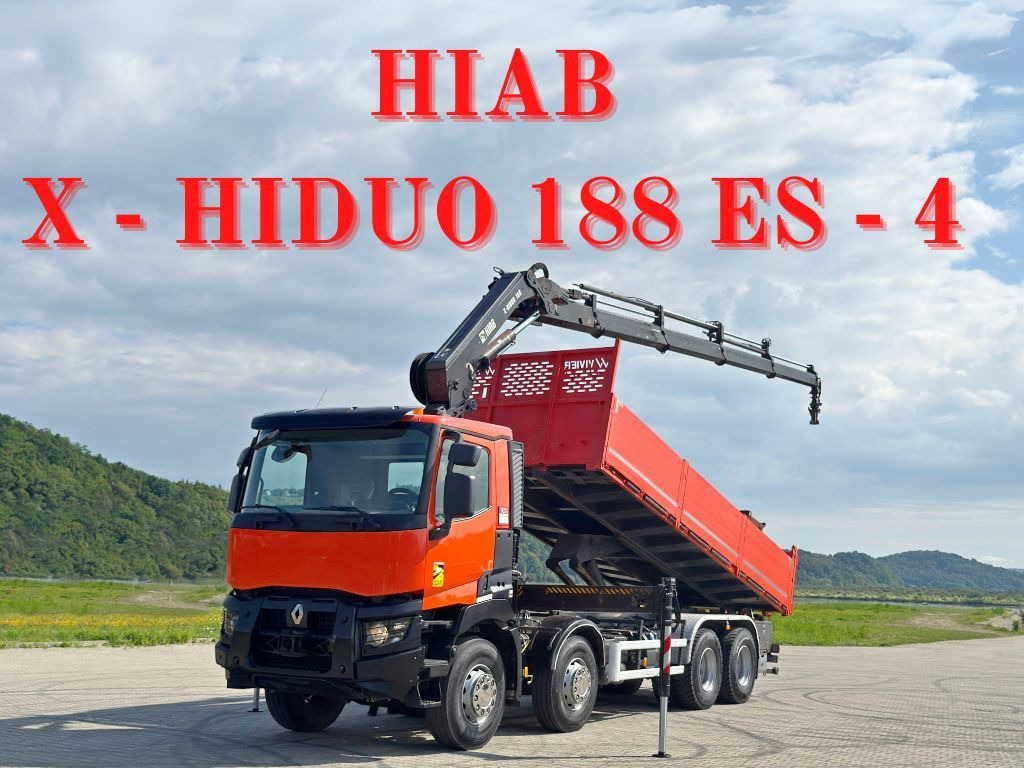 Renault C 430 *KIPPER 6,80m* HIAB X-HIDUO 188 ES-4 * 8x4 - Auto s hydraulickou rukou: obrázek 1 Renault C 430 *KIPPER 6,80m* HIAB X-HIDUO 188 ES-4 * 8x4 - Auto s hydraulickou rukou: obrázek 1