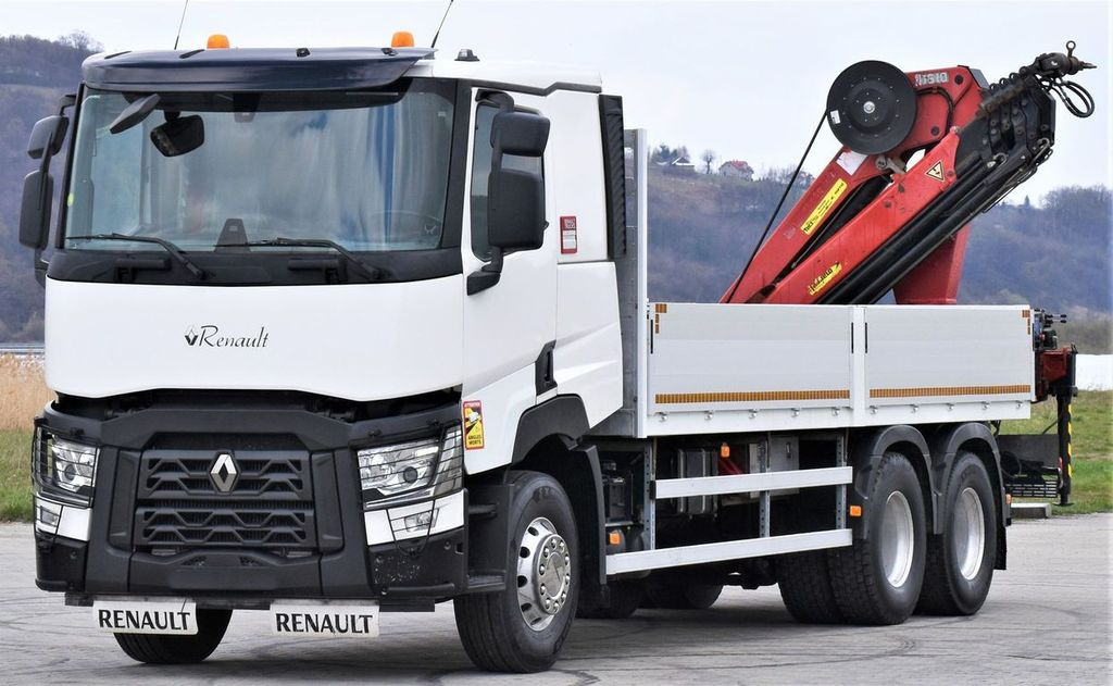Renault C 460 * HMF 1510 K6 + FUNK * 6x4 - Auto s hydraulickou rukou, Nákladní automobil valníkový/ Plošinový: obrázek 3 Renault C 460 * HMF 1510 K6 + FUNK * 6x4 - Auto s hydraulickou rukou, Nákladní automobil valníkový/ Plošinový: obrázek 3