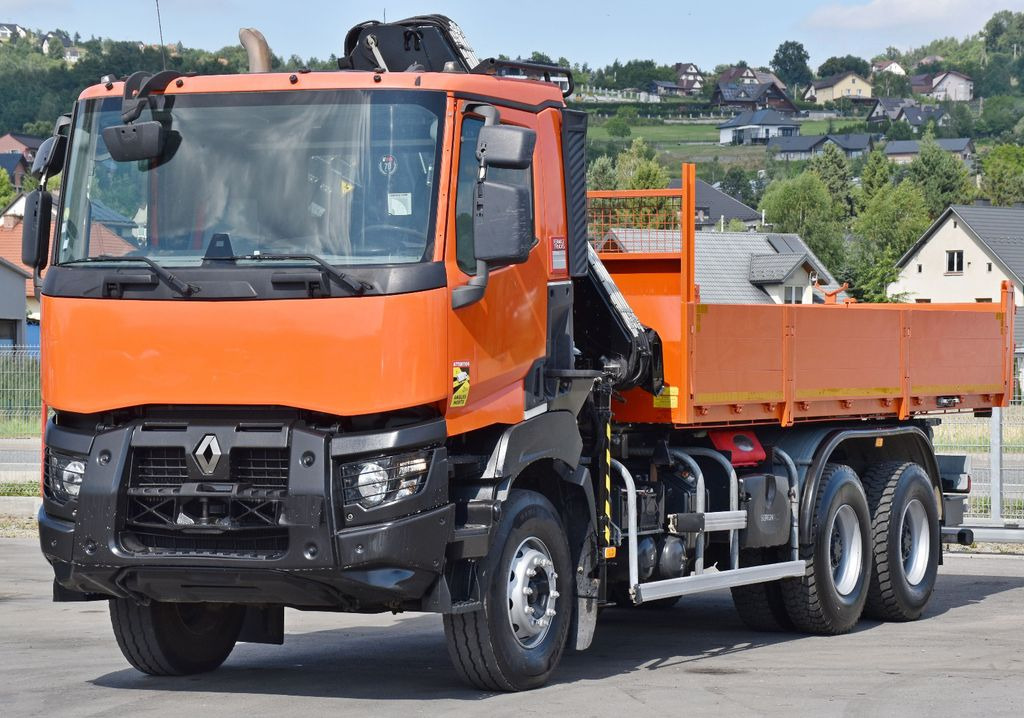 Renault K 430 * HIAB 144 B-3 HIDUO + FUNK / 6x4 - Auto s hydraulickou rukou, Sklápěč: obrázek 4 Renault K 430 * HIAB 144 B-3 HIDUO + FUNK / 6x4 - Auto s hydraulickou rukou, Sklápěč: obrázek 4