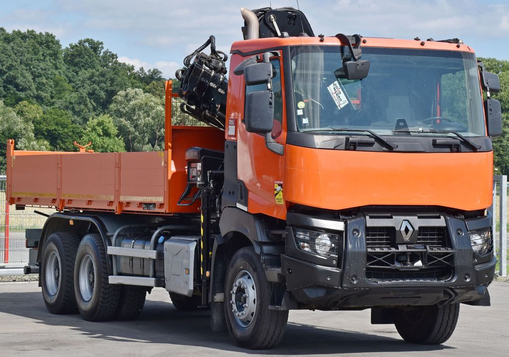 Renault K 430 * HIAB 144 B-3 HIDUO + FUNK / 6x4 - Auto s hydraulickou rukou, Sklápěč: obrázek 3 Renault K 430 * HIAB 144 B-3 HIDUO + FUNK / 6x4 - Auto s hydraulickou rukou, Sklápěč: obrázek 3