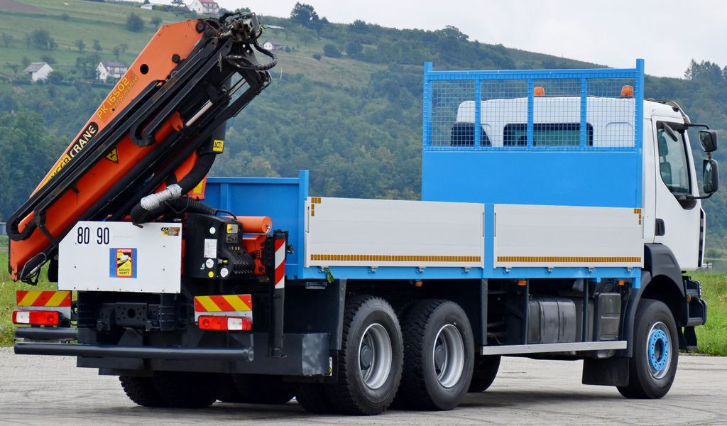Auto s hydraulickou rukou, Nákladní automobil valníkový/ Plošinový Renault KERAX 370 *PK 16502 + FUNK / 6x4 * TOP: obrázek 7