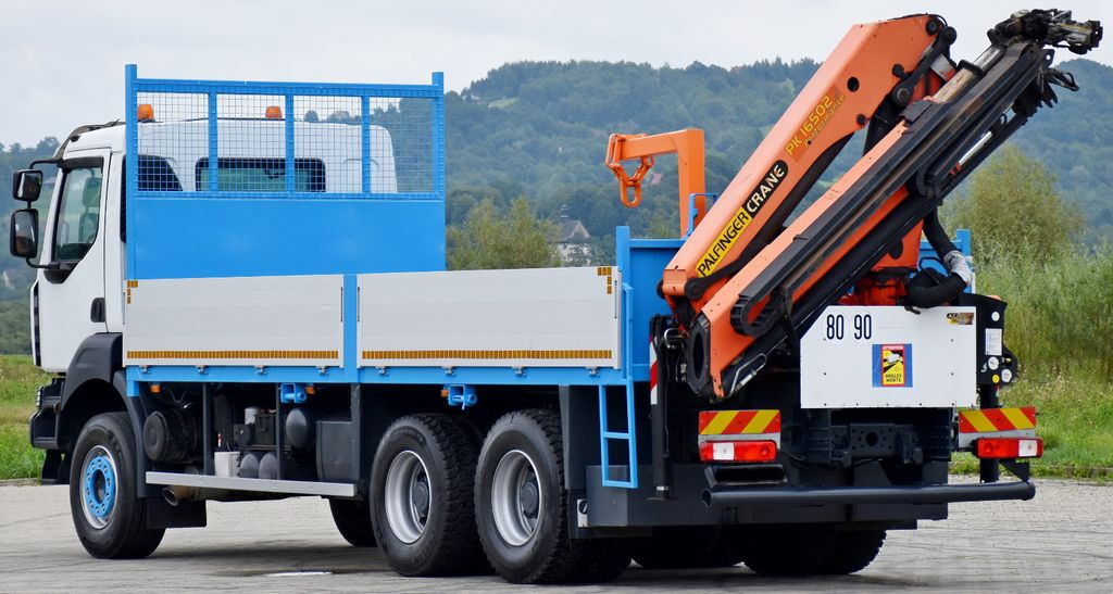 Auto s hydraulickou rukou, Nákladní automobil valníkový/ Plošinový Renault KERAX 370 *PK 16502 + FUNK / 6x4 * TOP: obrázek 6