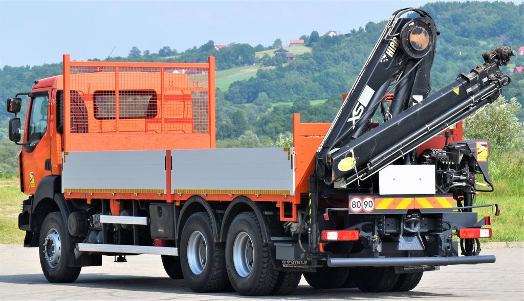 Auto s hydraulickou rukou, Nákladní automobil valníkový/ Plošinový Renault KERAX 410 * HIAB 144 B-3 HIDUO / 6x4 * TOP: obrázek 7