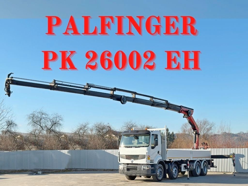 Renault Premium 430 DXI * PRITSCHE 7,40m *PK 26002 EH - Auto s hydraulickou rukou: obrázek 1 Renault Premium 430 DXI * PRITSCHE 7,40m *PK 26002 EH - Auto s hydraulickou rukou: obrázek 1