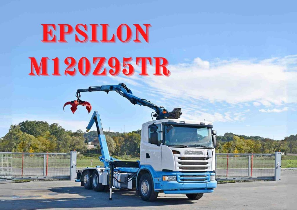 Scania G 440 * Abrollkipper * EPSILON M120Z95TR* TOP - Hákový nosič kontejnerů: obrázek 1 Scania G 440 * Abrollkipper * EPSILON M120Z95TR* TOP - Hákový nosič kontejnerů: obrázek 1