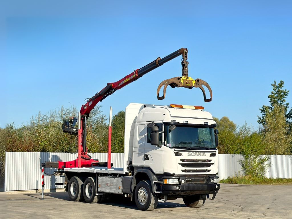 Scania G490* HOLZTRANSPORTER * PENZ 12Z8.70* 6x6 - Auto s hydraulickou rukou: obrázek 2 Scania G490* HOLZTRANSPORTER * PENZ 12Z8.70* 6x6 - Auto s hydraulickou rukou: obrázek 2