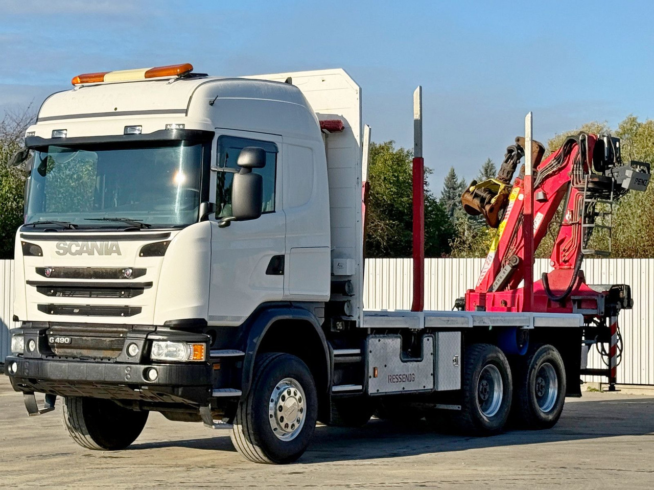 Scania G490* HOLZTRANSPORTER * PENZ 12Z8.70* 6x6 - Auto s hydraulickou rukou: obrázek 3 Scania G490* HOLZTRANSPORTER * PENZ 12Z8.70* 6x6 - Auto s hydraulickou rukou: obrázek 3