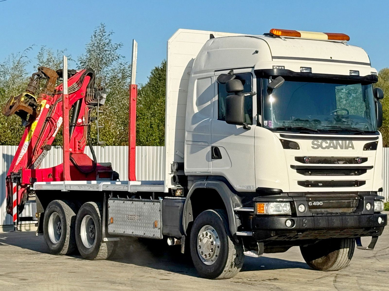 Scania G490* HOLZTRANSPORTER * PENZ 12Z8.70* 6x6 - Auto s hydraulickou rukou: obrázek 4 Scania G490* HOLZTRANSPORTER * PENZ 12Z8.70* 6x6 - Auto s hydraulickou rukou: obrázek 4
