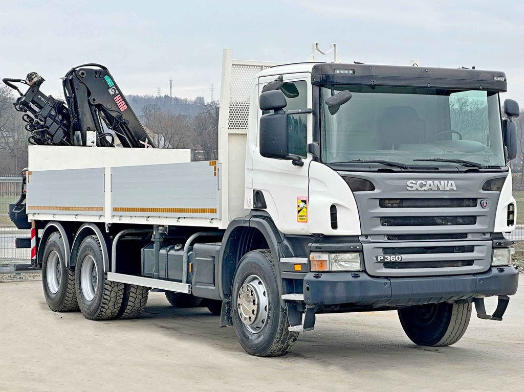 Scania P 360 * HIAB 166D S-4 HIDUO/FUNK * 6x4 - Auto s hydraulickou rukou, Nákladní automobil valníkový/ Plošinový: obrázek 3 Scania P 360 * HIAB 166D S-4 HIDUO/FUNK * 6x4 - Auto s hydraulickou rukou, Nákladní automobil valníkový/ Plošinový: obrázek 3