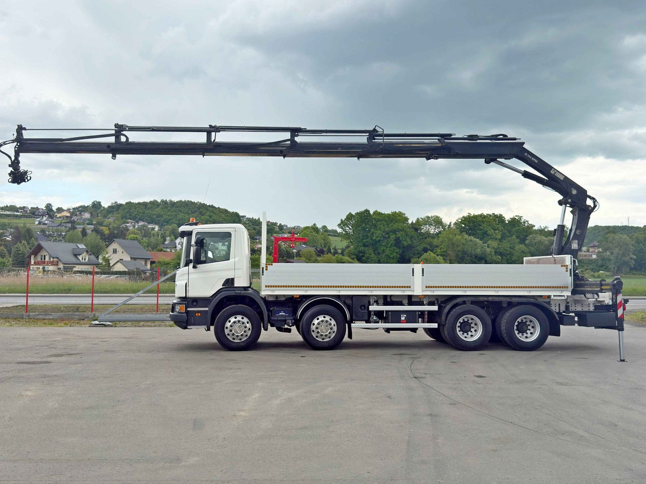 Scania P 410*PLATFORM 7,00m*HIAB 244 E-5 HIPRO+FUNK/8x4 Scania P 410*PRITSCHE 7,00m*HIAB 244 E-5 HIPRO+FUNK/8x4 - Auto s hydraulickou rukou, Nákladní automobil valníkový/ Plošinový: obrázek 5 Scania P 410*PLATFORM 7,00m*HIAB 244 E-5 HIPRO+FUNK/8x4 Scania P 410*PRITSCHE 7,00m*HIAB 244 E-5 HIPRO+FUNK/8x4 - Auto s hydraulickou rukou, Nákladní automobil valníkový/ Plošinový: obrázek 5