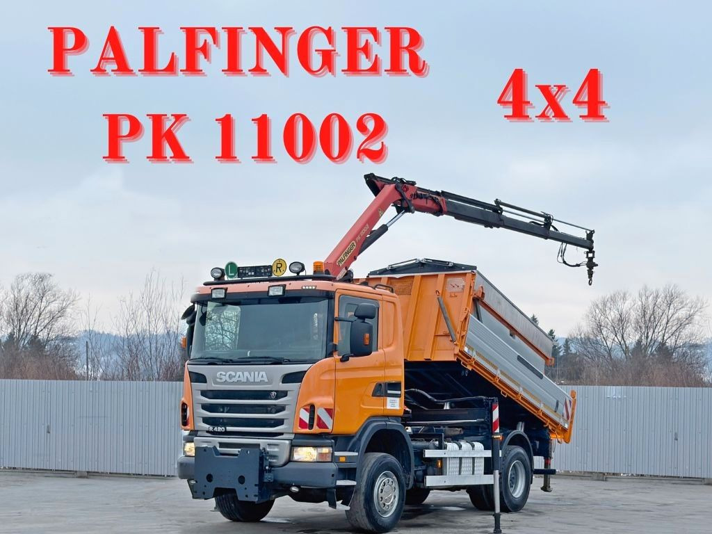 Scania R 420 KIPPER 4,15 m * PK 11002/FUNK * sandblaste - Auto s hydraulickou rukou: obrázek 1 Scania R 420 KIPPER 4,15 m * PK 11002/FUNK * sandblaste - Auto s hydraulickou rukou: obrázek 1