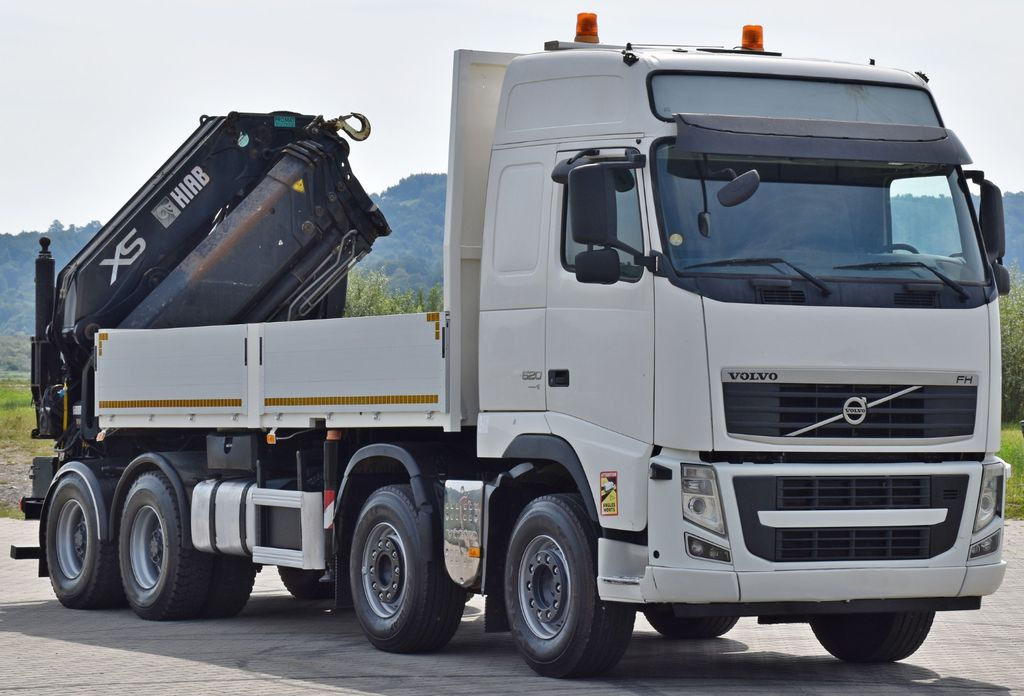 Volvo FH 520 * HIAB 1055 EP - 4 HIPRO/FUNK * 8x4 - Auto s hydraulickou rukou, Nákladní automobil valníkový/ Plošinový: obrázek 3 Volvo FH 520 * HIAB 1055 EP - 4 HIPRO/FUNK * 8x4 - Auto s hydraulickou rukou, Nákladní automobil valníkový/ Plošinový: obrázek 3