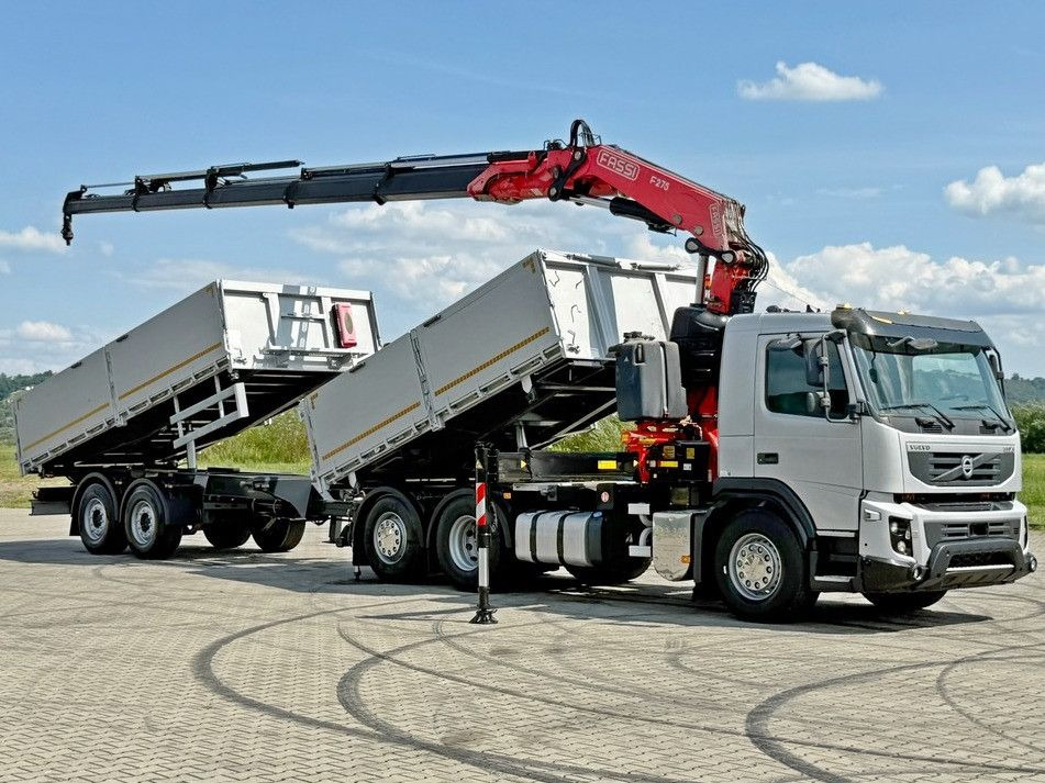 Volvo FMX 420* FASSI F275.2.25 + FUNK + Anhänger / TOP - Sklápěč, Auto s hydraulickou rukou: obrázek 2 Volvo FMX 420* FASSI F275.2.25 + FUNK + Anhänger / TOP - Sklápěč, Auto s hydraulickou rukou: obrázek 2