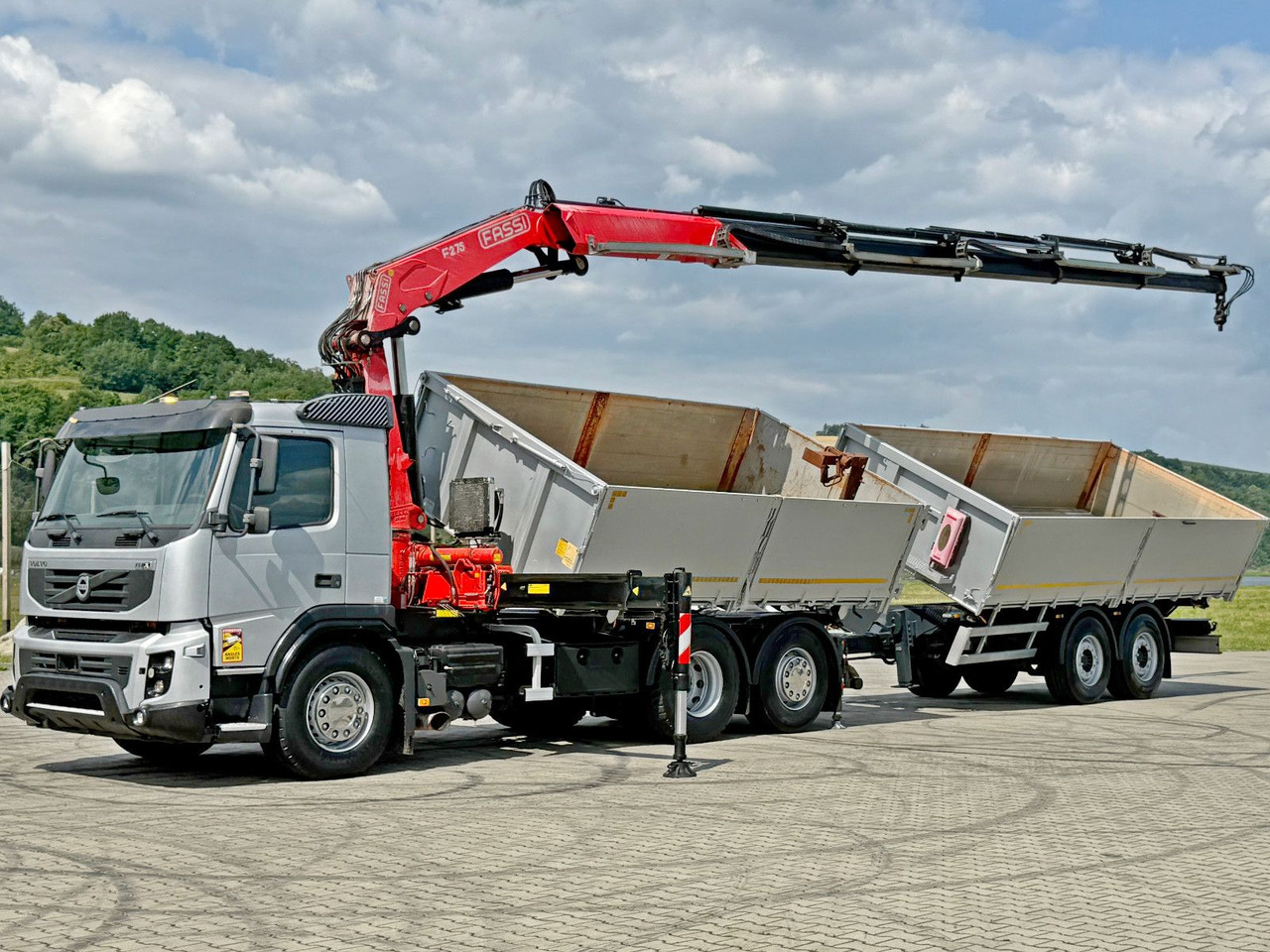 Volvo FMX 420* FASSI F275.2.25 + FUNK + Anhänger / TOP - Sklápěč, Auto s hydraulickou rukou: obrázek 3 Volvo FMX 420* FASSI F275.2.25 + FUNK + Anhänger / TOP - Sklápěč, Auto s hydraulickou rukou: obrázek 3
