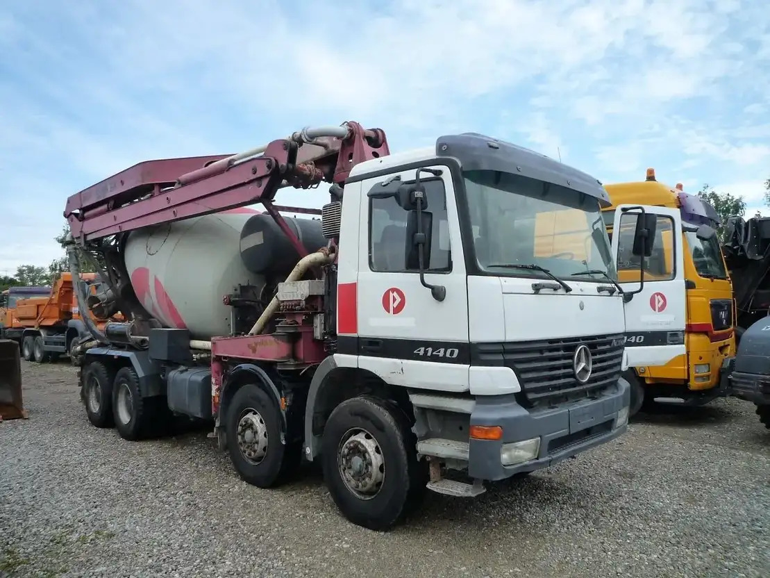 Mercedes-Benz Actros 4141 - Autodomíchávač s čerpadlem: obrázek 1 Mercedes-Benz Actros 4141 - Autodomíchávač s čerpadlem: obrázek 1