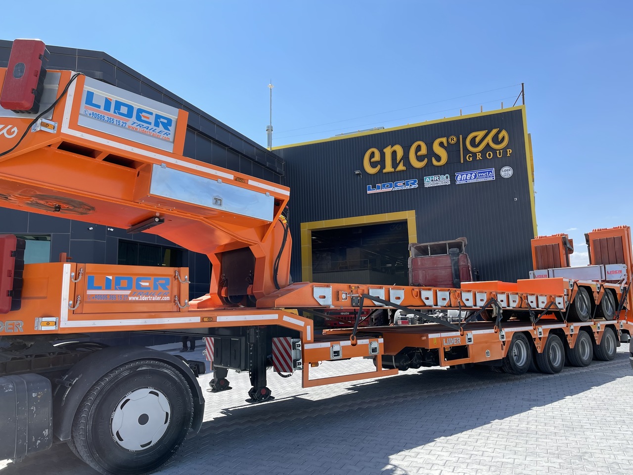 Nový Podvalníkový návěs pro dopravu těžké techniky LIDER 2025 MODEL NEW LOWBOY TRAILER FROM MANUFACTURER: obrázek 7