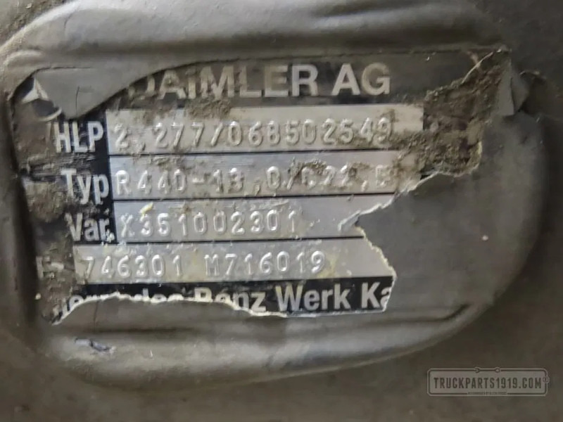 Mercedes-Benz A 0003504303 | Differentieel R440 R=2.278 - Diferenciál pro Nákladní auto: obrázek 2 Mercedes-Benz A 0003504303 | Differentieel R440 R=2.278 - Diferenciál pro Nákladní auto: obrázek 2