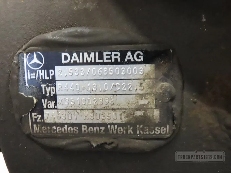 Mercedes-Benz A 0003504303 | Differentieel R440 R=2.533 - Diferenciál pro Nákladní auto: obrázek 3 Mercedes-Benz A 0003504303 | Differentieel R440 R=2.533 - Diferenciál pro Nákladní auto: obrázek 3