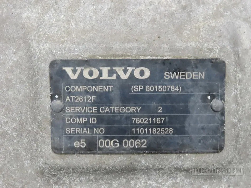 Volvo 60150784 Versnellingsbak AT2612F Volvo - Převodovka pro Nákladní auto: obrázek 3 Volvo 60150784 Versnellingsbak AT2612F Volvo - Převodovka pro Nákladní auto: obrázek 3