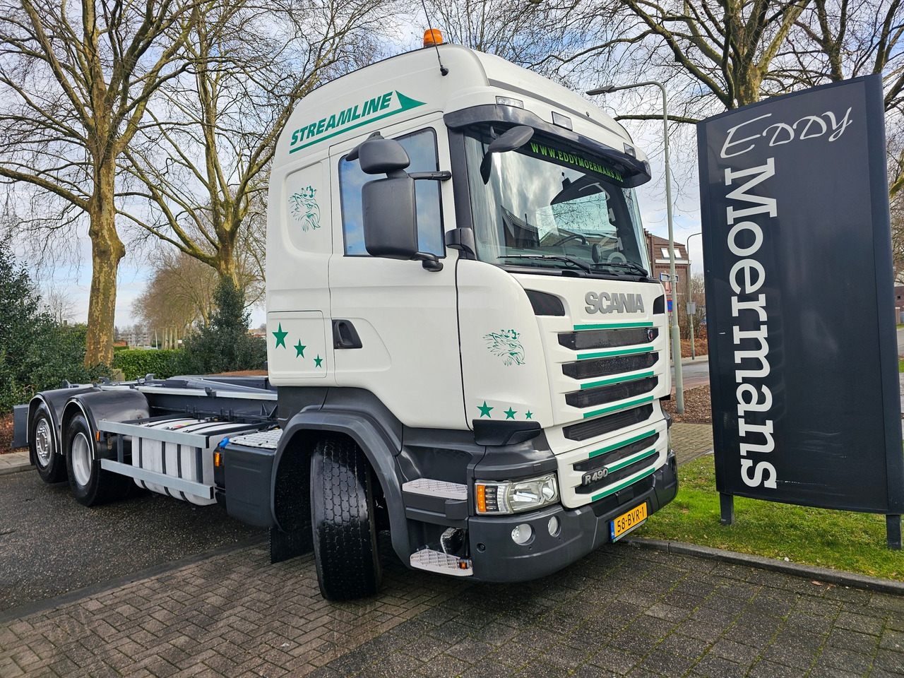 Scania R490 Highline 6x2 - Hákový nosič kontejnerů: obrázek 1 Scania R490 Highline 6x2 - Hákový nosič kontejnerů: obrázek 1
