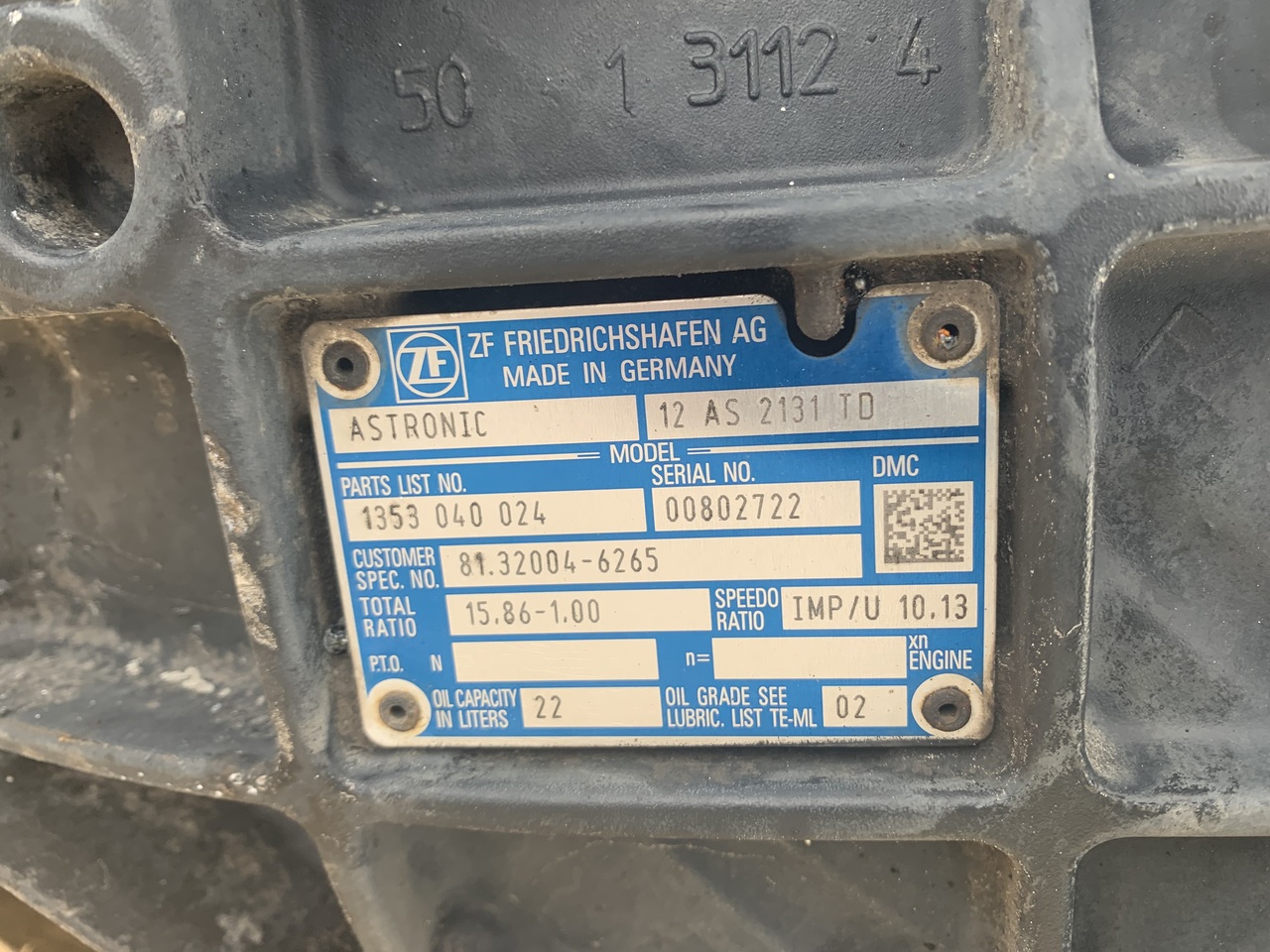 ASTRONIC 12AS 2131 TD WITH INTARDER EST52 MAN TGX - Převodovka pro Nákladní auto: obrázek 4 ASTRONIC 12AS 2131 TD WITH INTARDER EST52 MAN TGX - Převodovka pro Nákladní auto: obrázek 4