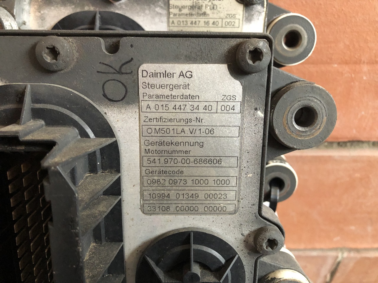 CONTROL UNIT ACTROS-ATEGO OM 501LA-OM904LA-OM906LA - Řídicí blok pro Nákladní auto: obrázek 4 CONTROL UNIT ACTROS-ATEGO OM 501LA-OM904LA-OM906LA - Řídicí blok pro Nákladní auto: obrázek 4