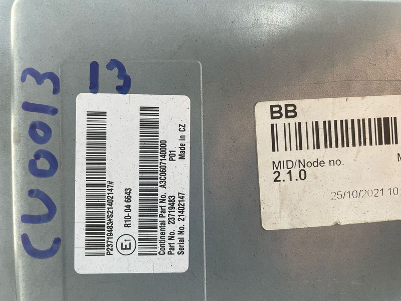 Volvo FH4 - Řídicí blok: obrázek 2 Volvo FH4 - Řídicí blok: obrázek 2