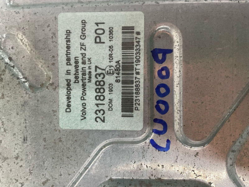 Volvo - Řídicí blok: obrázek 2 Volvo - Řídicí blok: obrázek 2