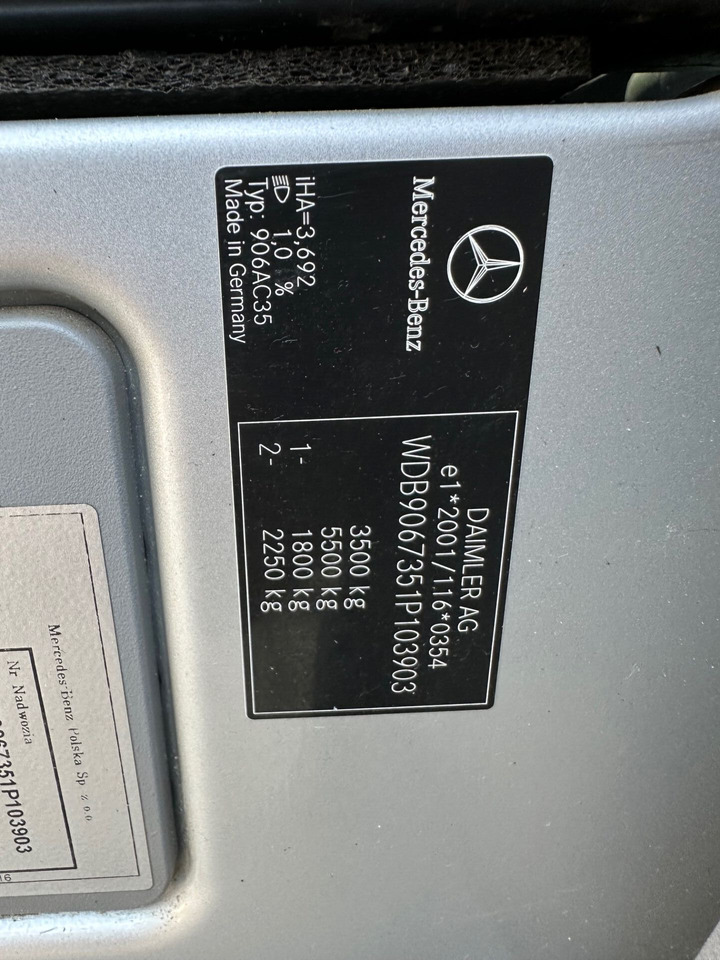 Meredes-Benz Sprinter 319 Bluetec 9 osobowy - Mikrobus: obrázek 4 Meredes-Benz Sprinter 319 Bluetec 9 osobowy - Mikrobus: obrázek 4