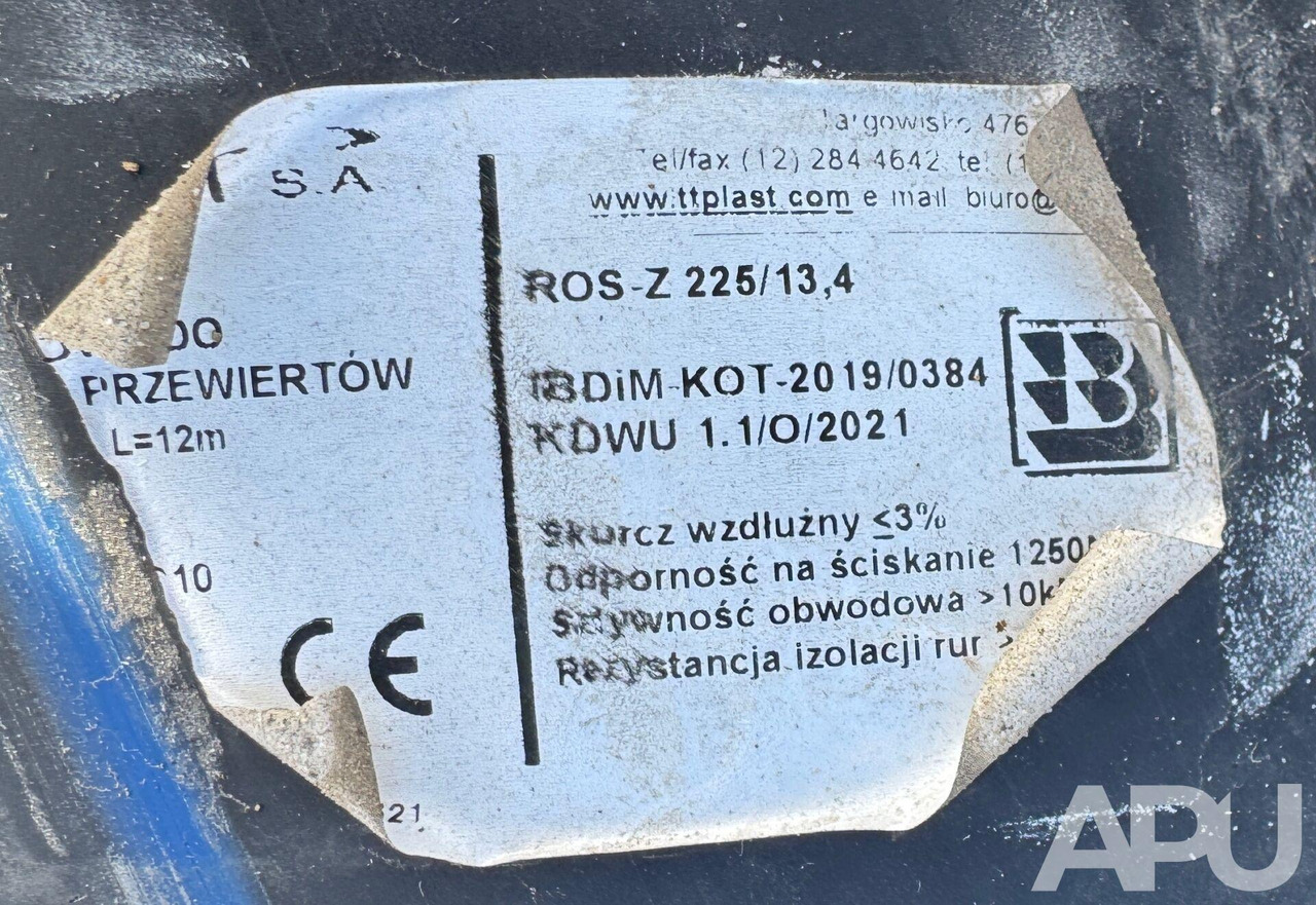 Rury 12m ciśnieniowe - Stavební zařízení: obrázek 2 Rury 12m ciśnieniowe - Stavební zařízení: obrázek 2