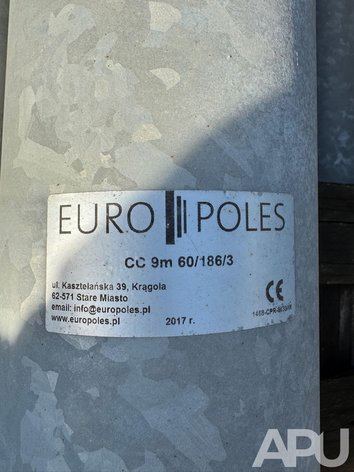 Słupy CC9m 60/186/3 tj 9 metrów - Stavební zařízení: obrázek 3 Słupy CC9m 60/186/3 tj 9 metrów - Stavební zařízení: obrázek 3