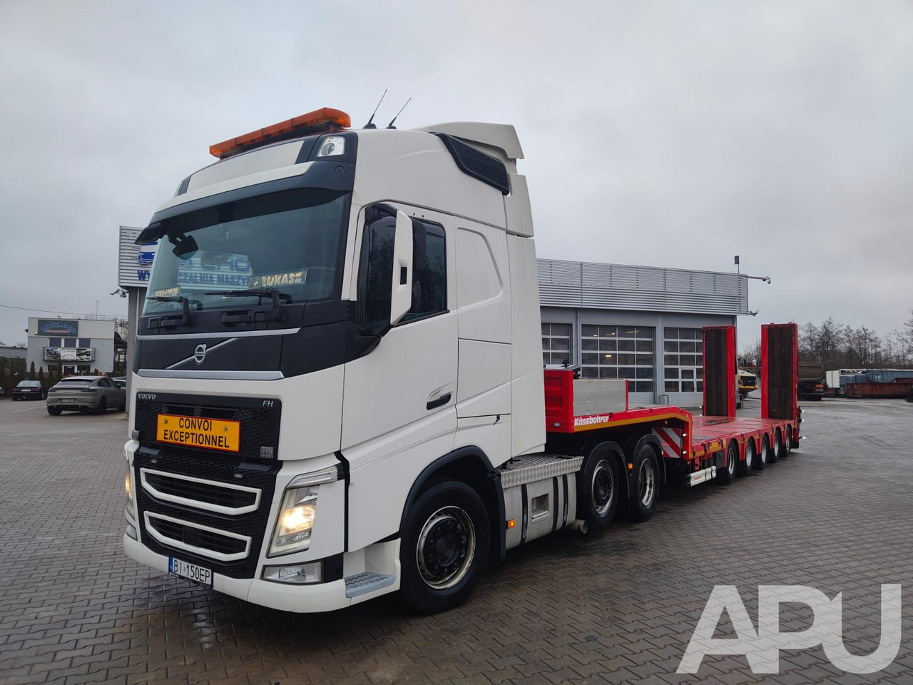 Volvo FH + Kassbohrer - Tahač, Podvalníkový návěs: obrázek 1 Volvo FH + Kassbohrer - Tahač, Podvalníkový návěs: obrázek 1