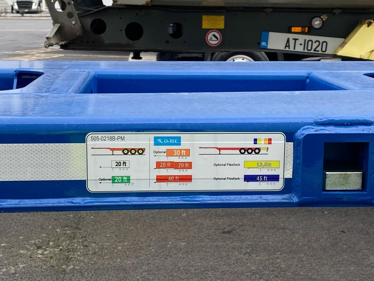 New D-TEC CONTAINER CHASSIS PM-3-SSliding - Kontejnerovy přívěs/ Výměnná nástavba: obrázek 3 New D-TEC CONTAINER CHASSIS PM-3-SSliding - Kontejnerovy přívěs/ Výměnná nástavba: obrázek 3