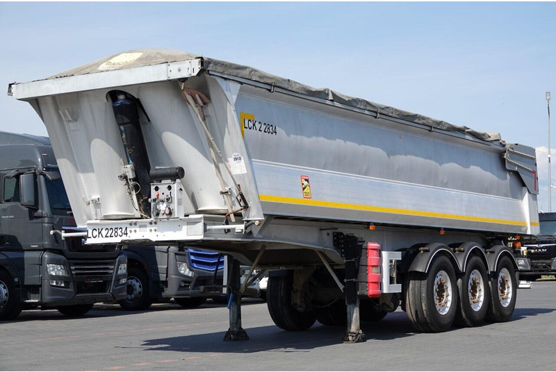 Benalu WYWROTKA 27 m3 / ALUMINIOWA / HYDRAULICZNA KLAPA / 2 OSIE PODNOS - Sklápěcí návěs: obrázek 2 Benalu WYWROTKA 27 m3 / ALUMINIOWA / HYDRAULICZNA KLAPA / 2 OSIE PODNOS - Sklápěcí návěs: obrázek 2