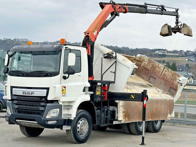 DAF CF 410 * Kipper 4,90 m + PK 16001 - K B * 6x4 - Sklápěč, Auto s hydraulickou rukou: obrázek 3 DAF CF 410 * Kipper 4,90 m + PK 16001 - K B * 6x4 - Sklápěč, Auto s hydraulickou rukou: obrázek 3