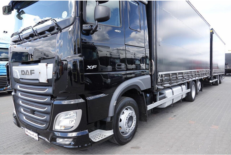Plachtový nákladní auto DAF XF 480 / ZESTAW TANDEM / 120 M3 / PRZEJAZDOWY / I-PARK COOL / 20: obrázek 11 Plachtový nákladní auto DAF XF 480 / ZESTAW TANDEM / 120 M3 / PRZEJAZDOWY / I-PARK COOL / 20: obrázek 11
