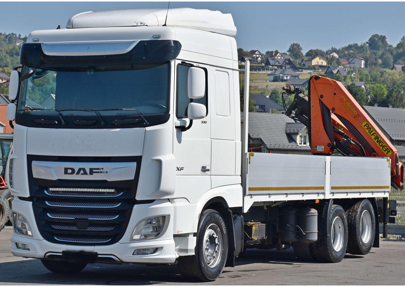 DAF XF 530 Pritsche 6,30 m + PK 15500 * TOPZUSTAND - Nákladní automobil valníkový/ Plošinový, Auto s hydraulickou rukou: obrázek 4 DAF XF 530 Pritsche 6,30 m + PK 15500 * TOPZUSTAND - Nákladní automobil valníkový/ Plošinový, Auto s hydraulickou rukou: obrázek 4